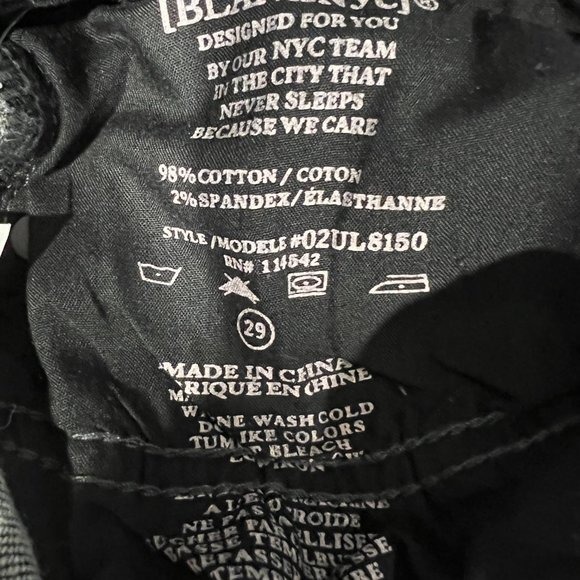 NWOT BLANKNYC Dress Down Party Washed Black Cutoff Denim Shorts in Sneak Preview - Picture 8 of 10